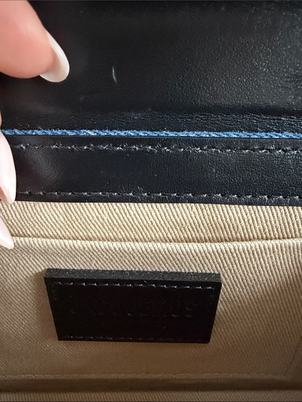 Jacquemus Le Chiquito Long denim bag - Picture 10 of 12